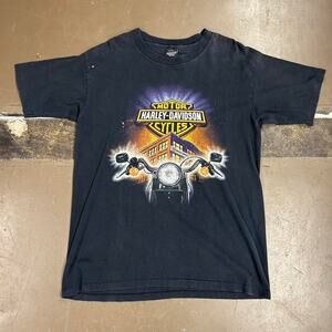 Vintage 1995 Harley Davidson MotorCycles Canoga Park California single stitched